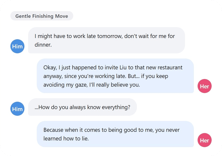 EQ Reply real conversation example 1